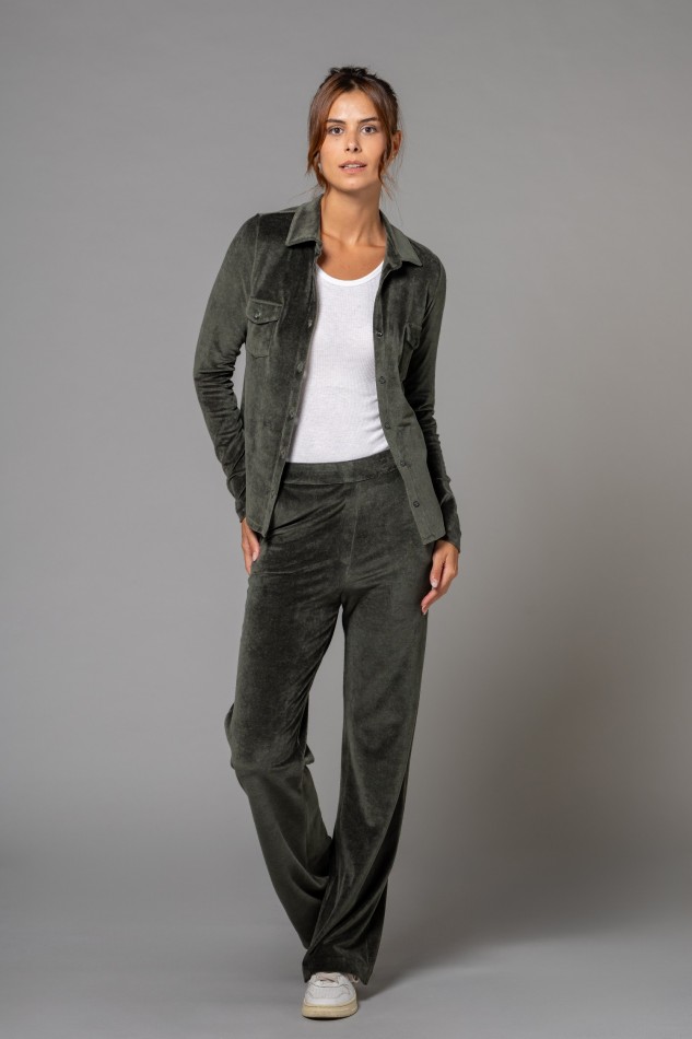 Majestic Filatures |Camicia con tasche applicate in velluto 2