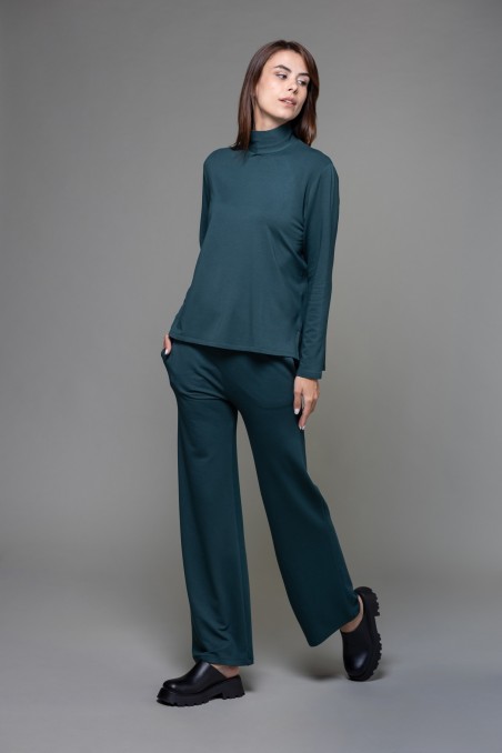 Majestic Filatures | Pantalone felpato con coulisse in vita