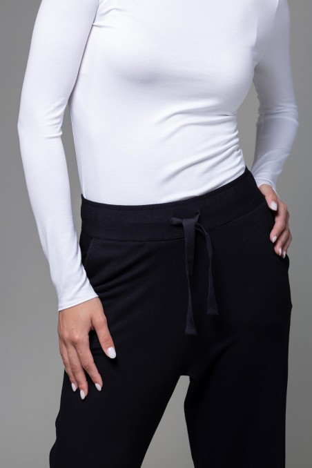 Majestic Filatures |Pantalone con coulisse in vita e tasche