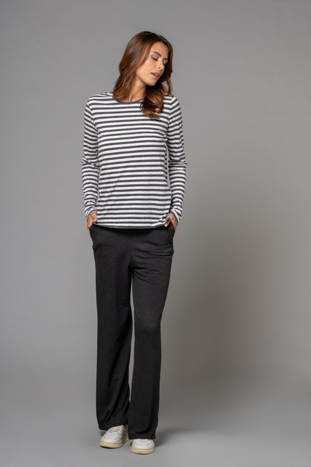 Majestic Filatures |Pantalone con coulisse in vita e tasche 2