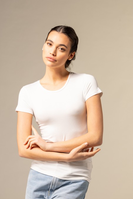 Majestic Filatures | T-shirt slim in viscosa