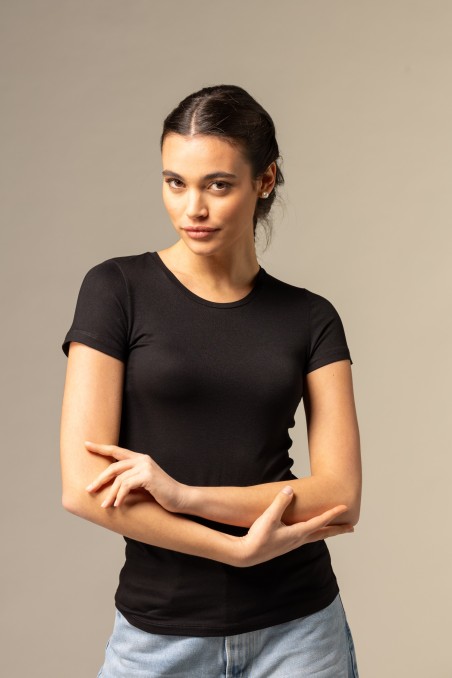 Majestic Filatures | T-shirt slim in viscosa