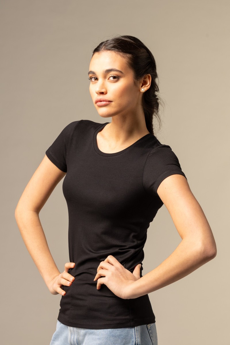 Majestic Filatures | T-shirt slim in viscosa
