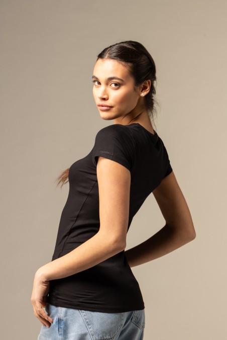 Majestic Filatures | T-shirt slim in viscosa
