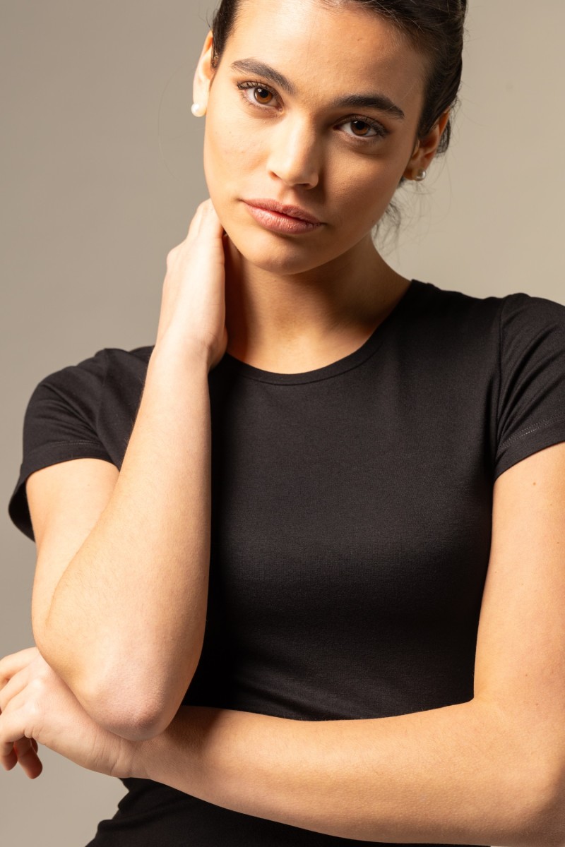 Majestic Filatures | T-shirt slim in viscosa