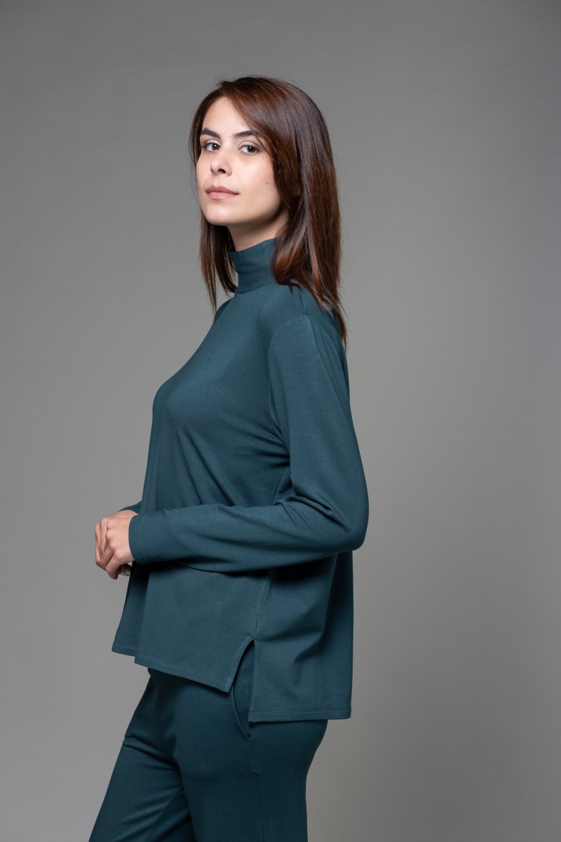 Majestic Filatures | Felpa con collo alto over