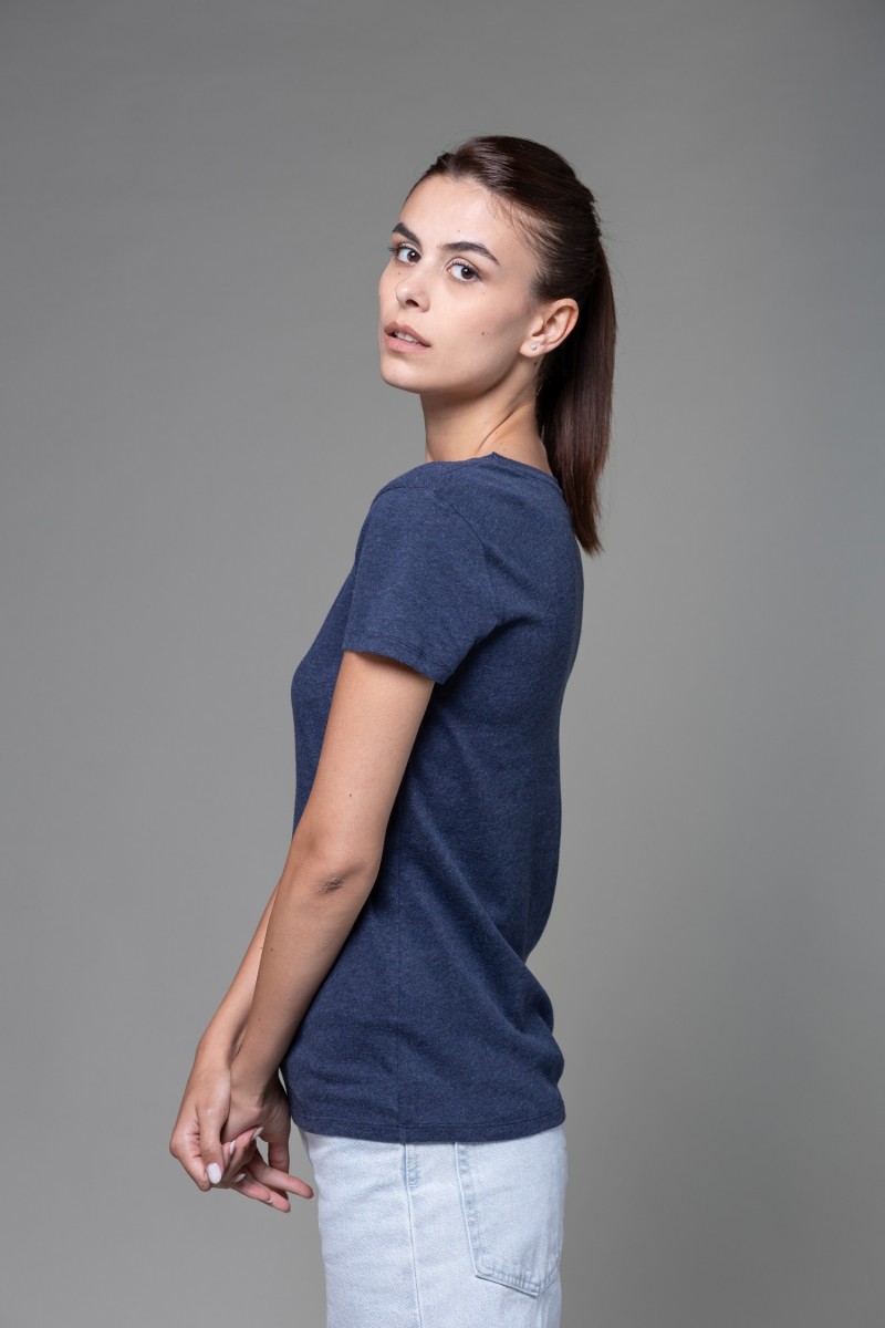 Majestic Filatures | T-shirt basica bianca in Cotone Deluxe
