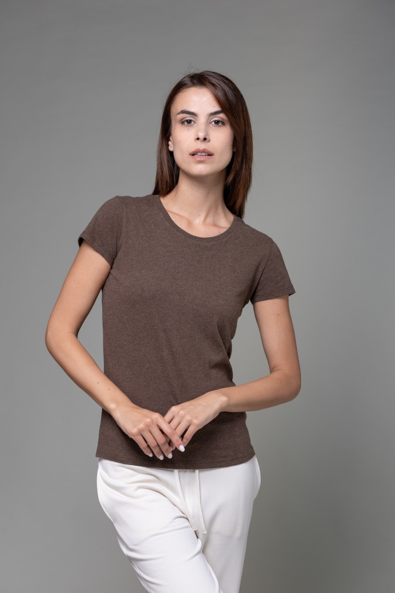 Majestic Filatures | T-shirt basica bianca in Cotone Deluxe