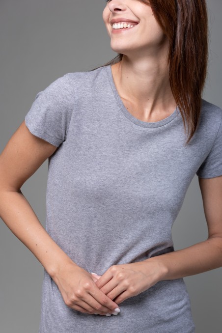 Majestic Filatures | T-shirt basica bianca in Cotone Deluxe