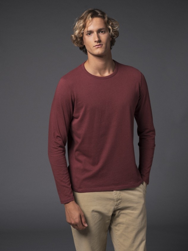 Majestic Filatures | T-shirt girocollo in cotone e cashmere 2