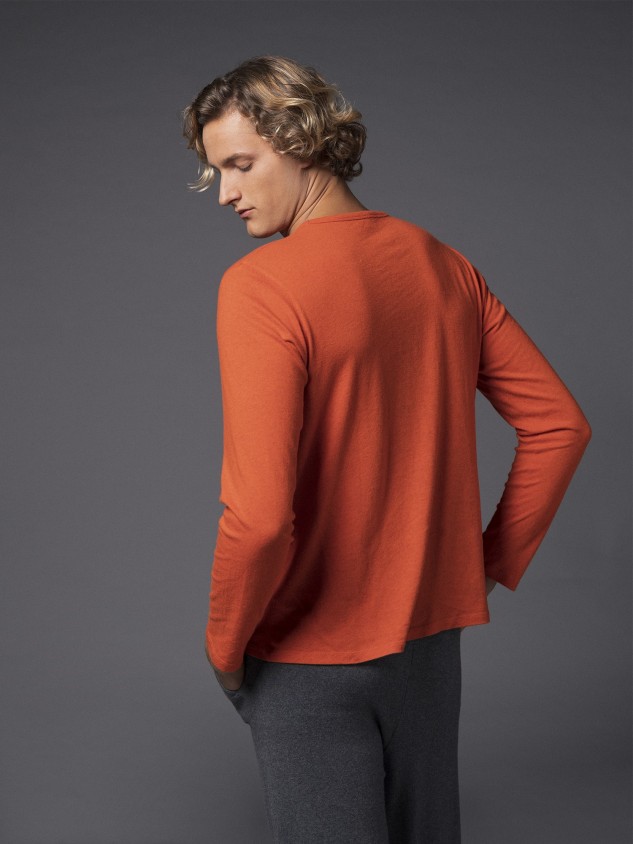 Majestic Filatures | T-shirt girocollo in cotone e cashmere 2