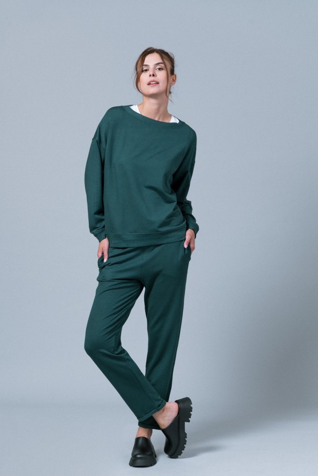 Majestic Filatures | Jogger felpati con coulisse in vita 2