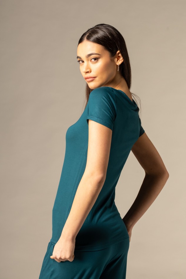 Majestic Filatures | T-shirt slim in viscosa