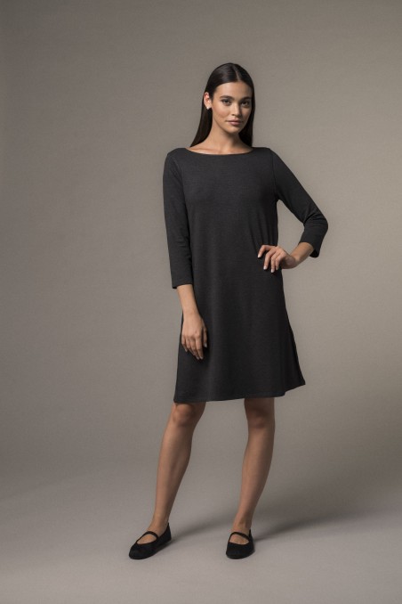 Majestic Filatures | Abito in viscosa felpata