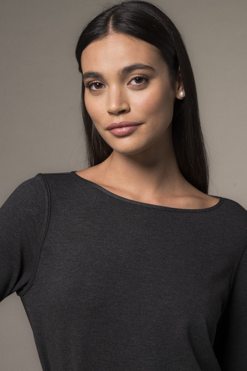 Majestic Filatures | Abito in viscosa felpata