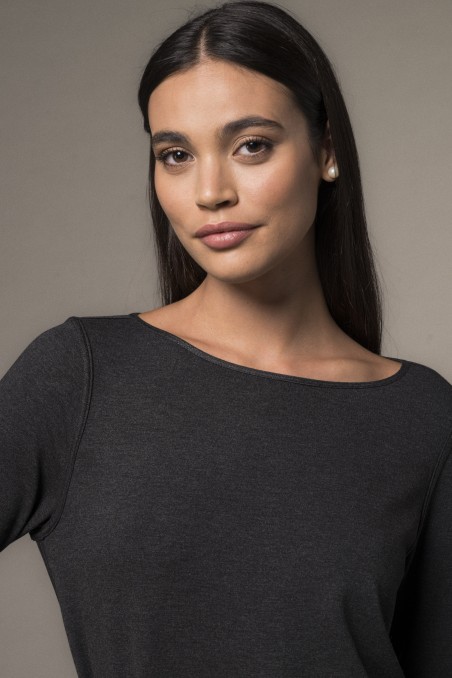 Majestic Filatures | Abito in viscosa felpata