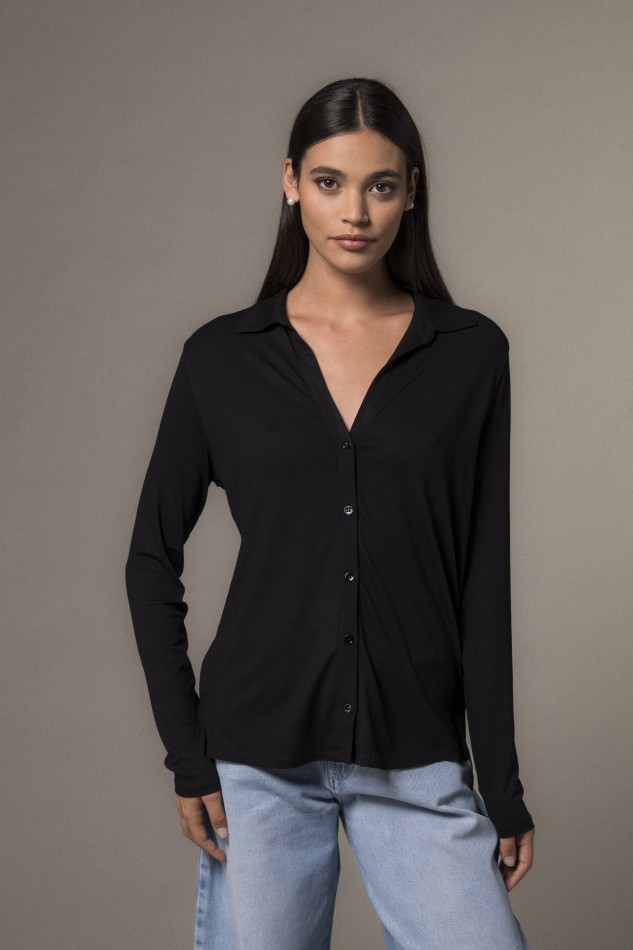 Majestic Filatures | Camicia a maniche lunghe in viscosa 2