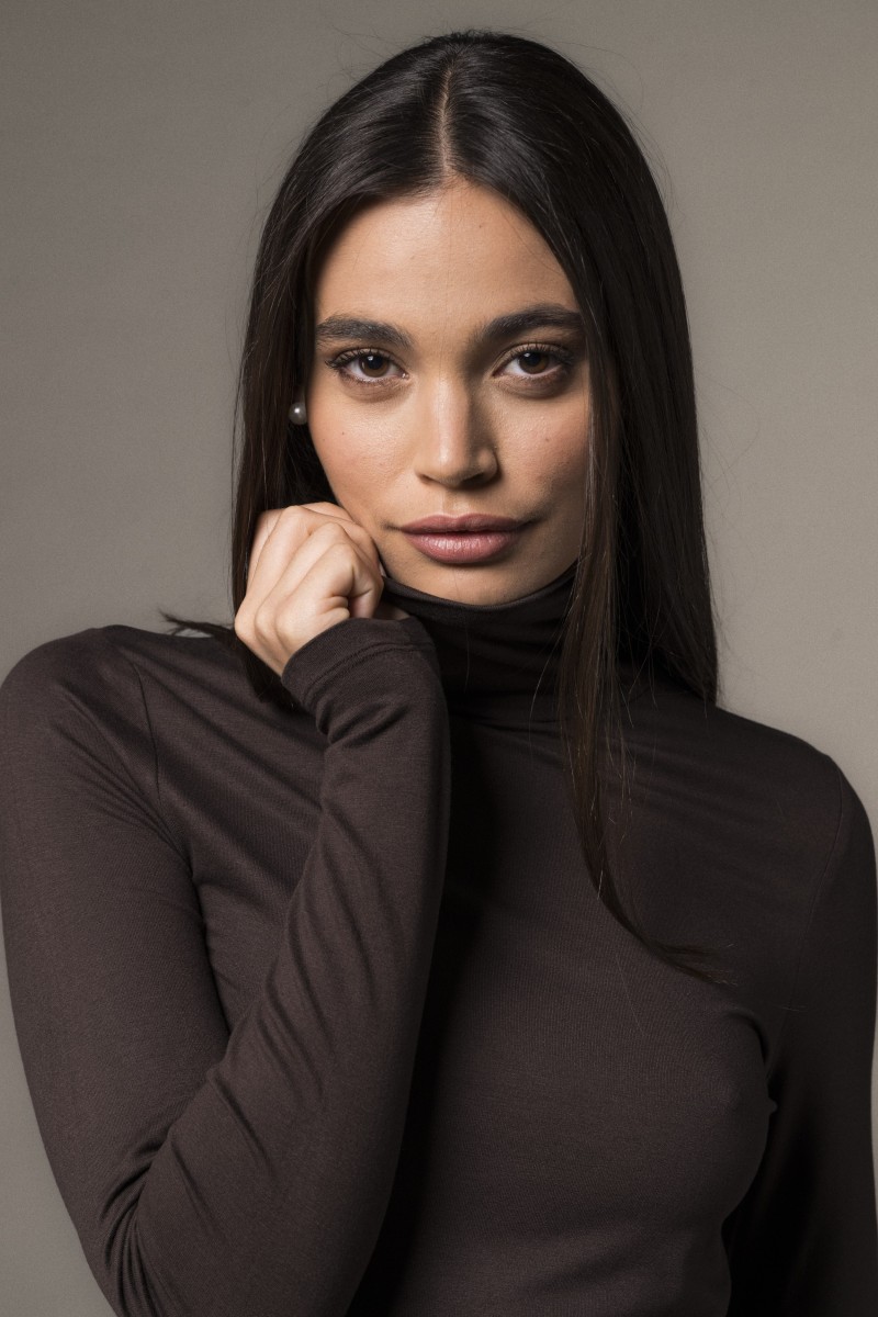 Majestic Filatures | T-shirt dolcevita slim in viscosa