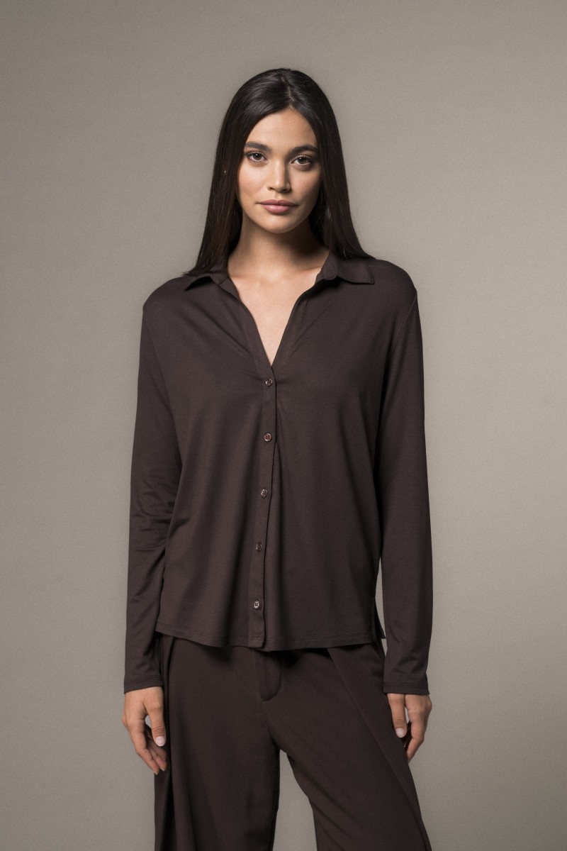 Majestic Filatures | Camicia a maniche lunghe in viscosa