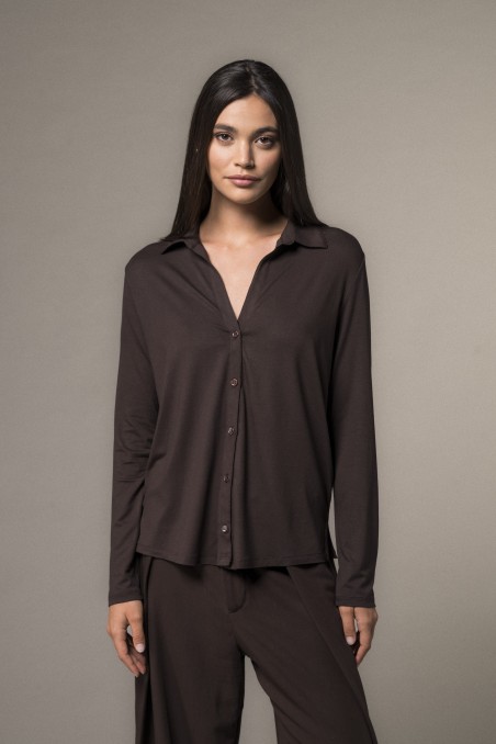 Majestic Filatures | Camicia a maniche lunghe in viscosa