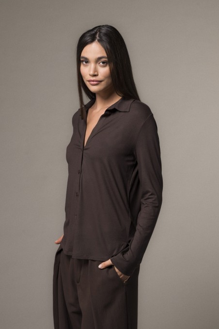 Majestic Filatures | Camicia a maniche lunghe in viscosa