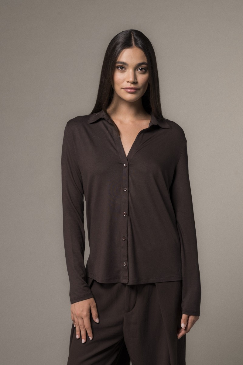 Majestic Filatures | Camicia a maniche lunghe in viscosa