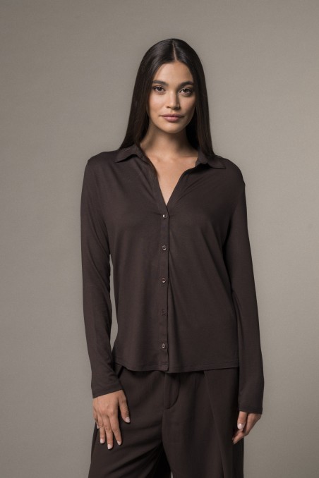 Majestic Filatures | Camicia a maniche lunghe in viscosa