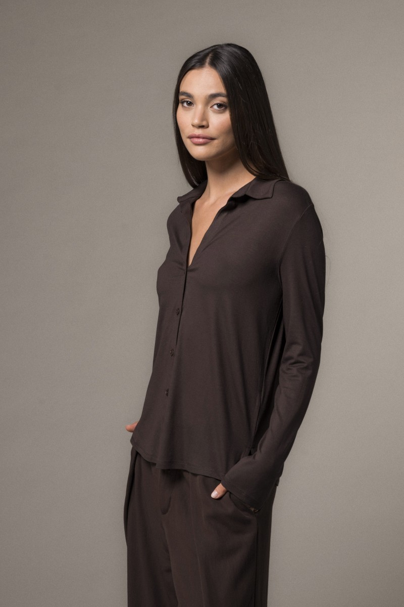Majestic Filatures | Camicia a maniche lunghe in viscosa