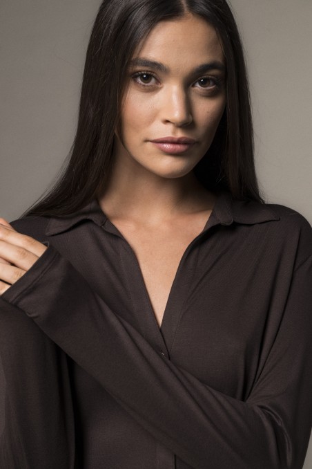Majestic Filatures | Camicia a maniche lunghe in viscosa