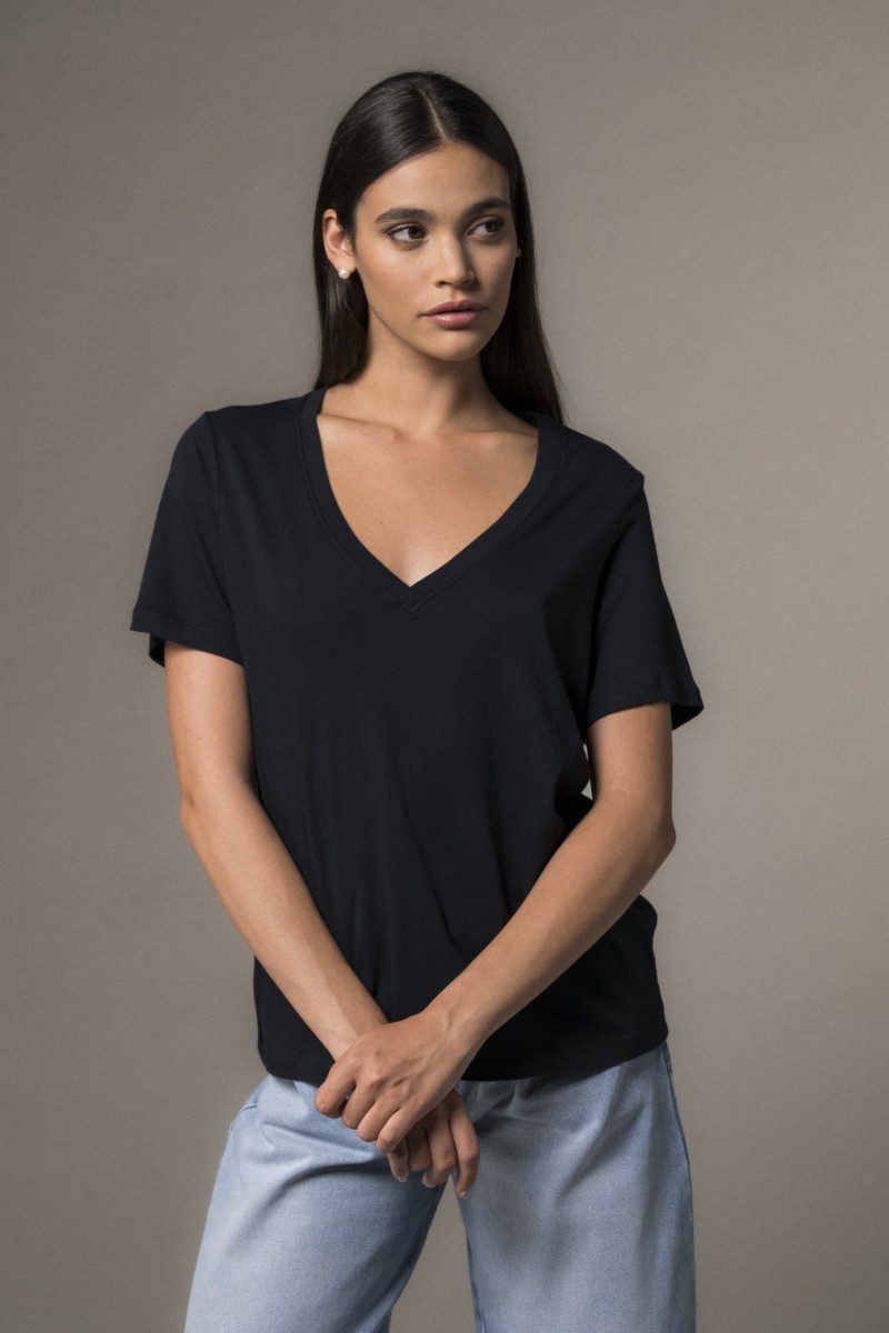 Majestic Filatures | T-Shirt scollo a V over