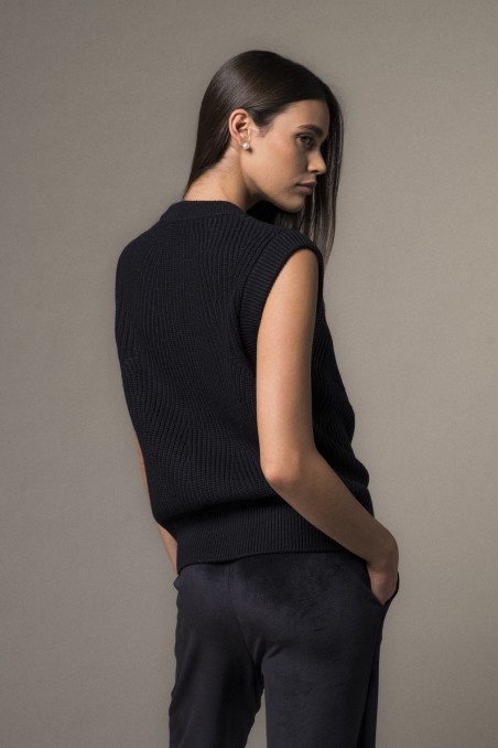 Majestic Filatures | Gilet in 100% lana merinos