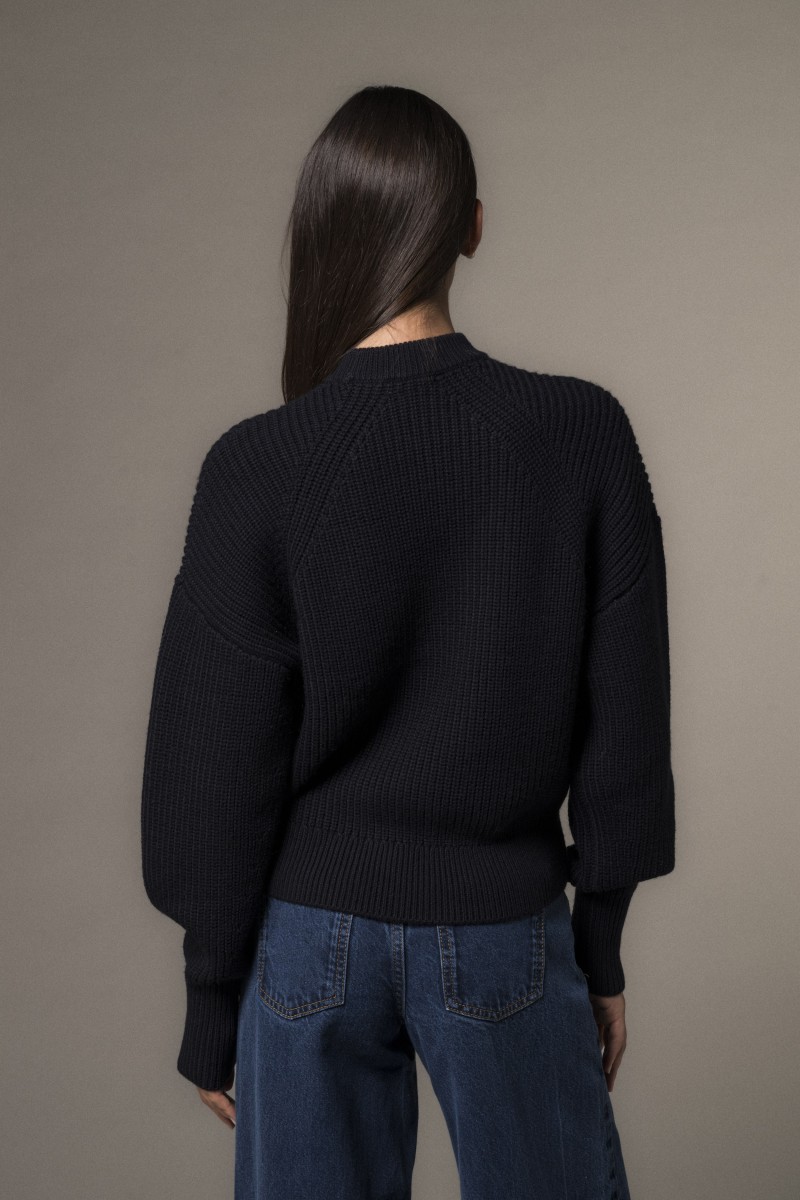 Majestic Filatures | Maglia girocollo in 100% lana merinos