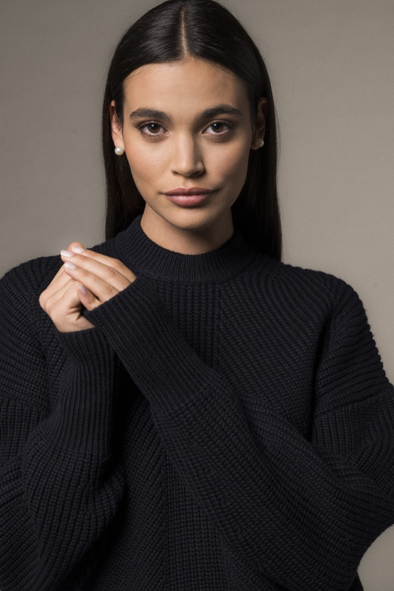 Majestic Filatures | Maglia girocollo in 100% lana merinos