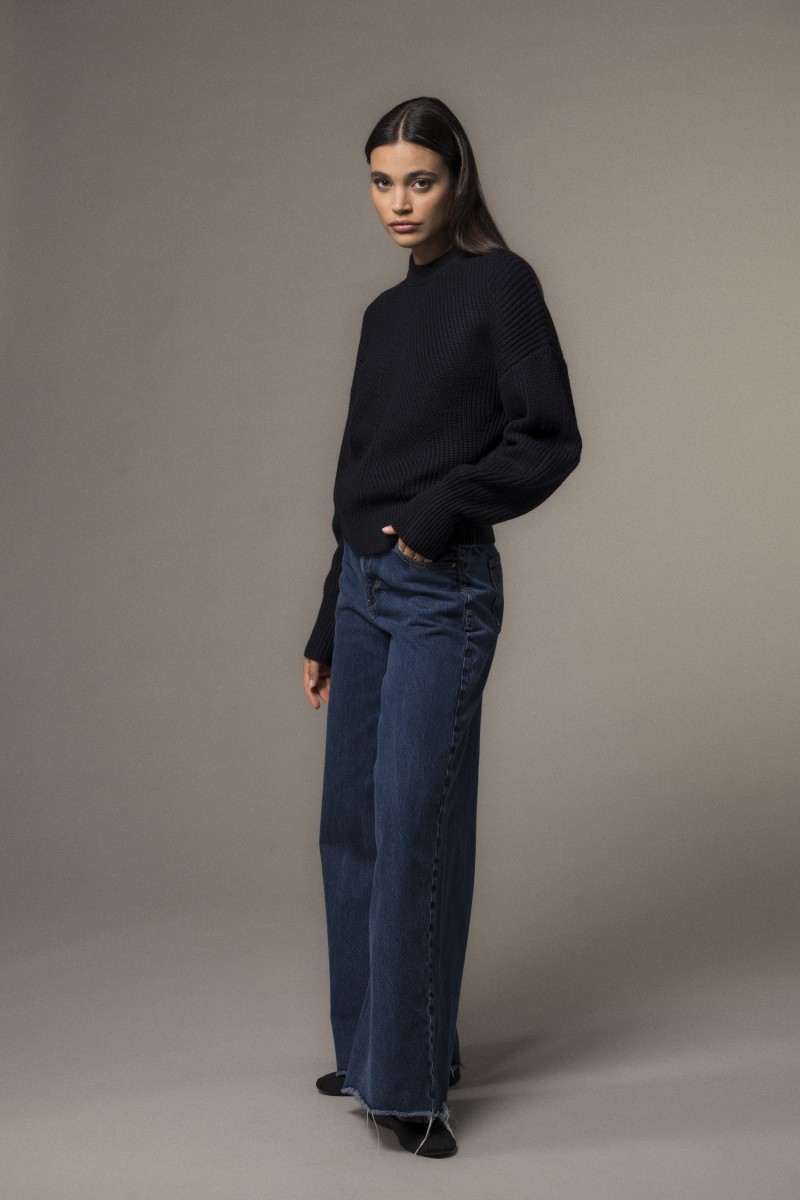 Majestic Filatures | Maglia girocollo in 100% lana merinos