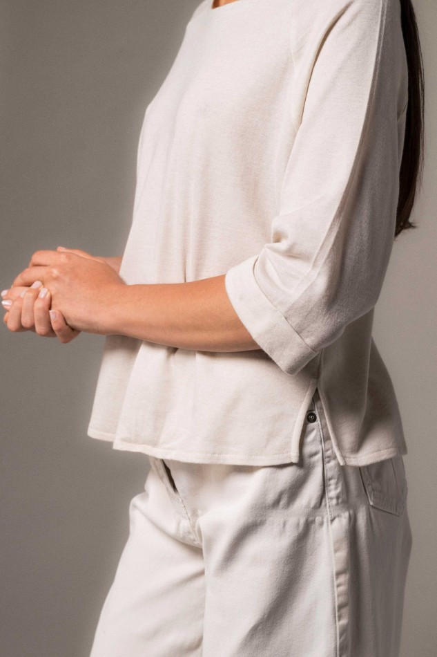 Majestic Filatures | T-shirt over scollo a barca 2