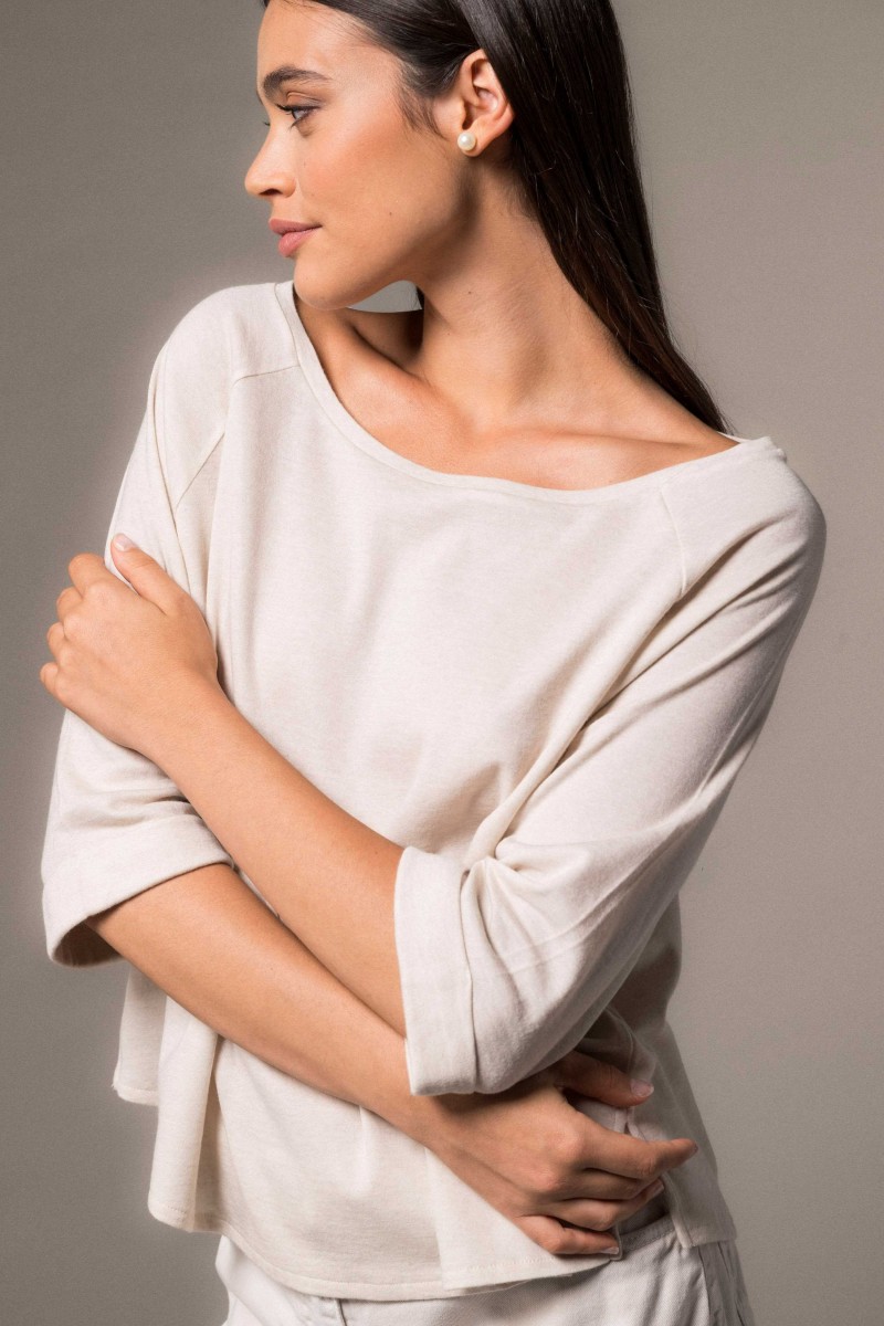 Majestic Filatures | T-shirt over scollo a barca