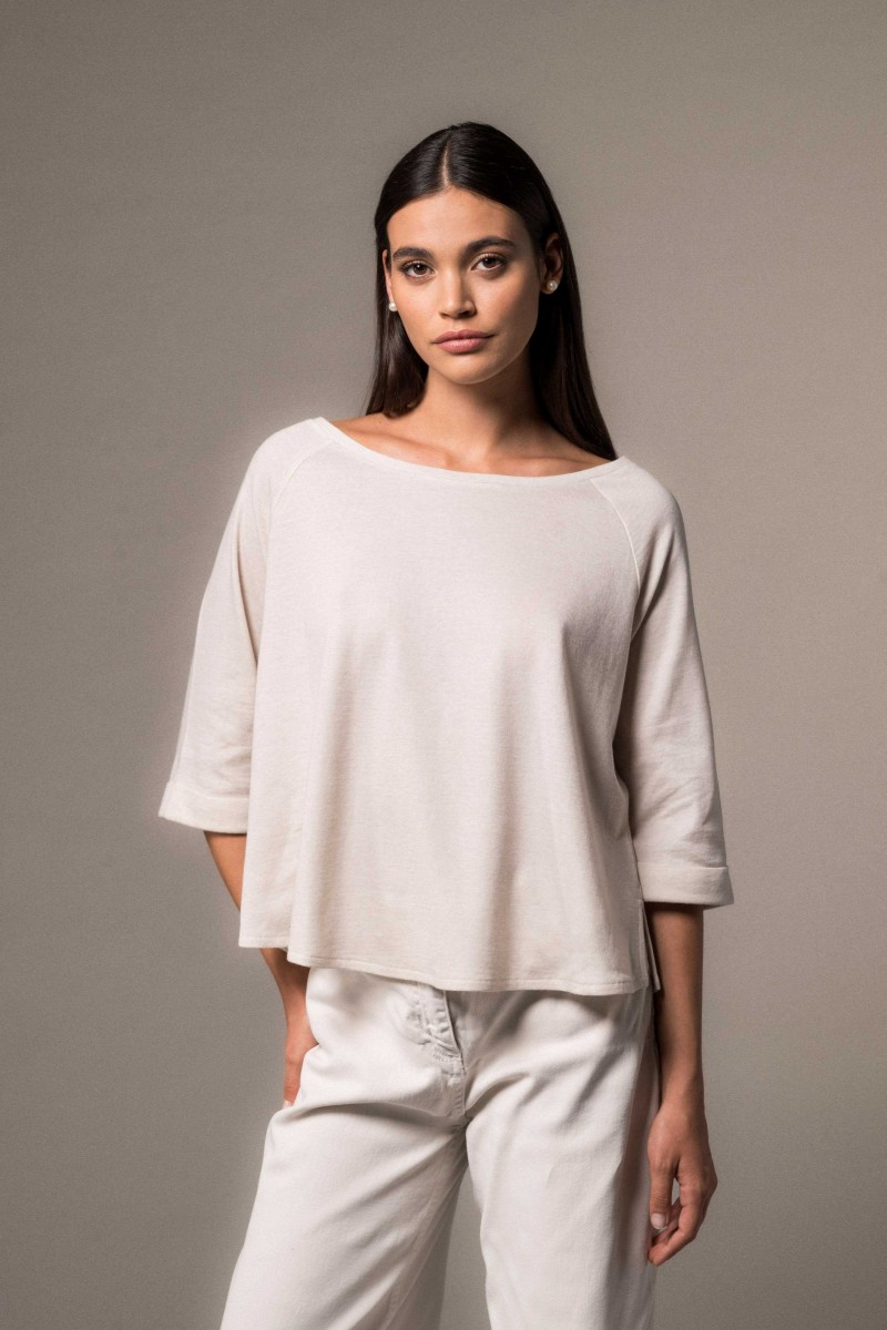 Majestic Filatures | T-shirt over scollo a barca