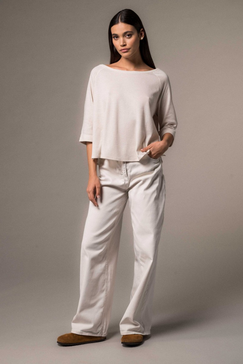 Majestic Filatures | T-shirt over scollo a barca