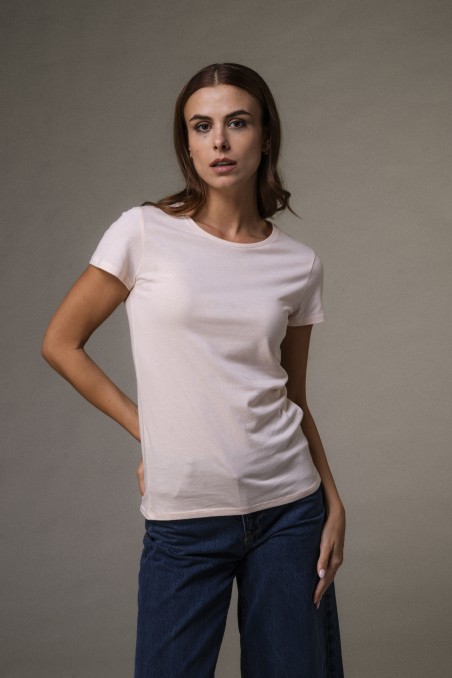 Majestic Filatures | T-shirt basica bianca in Cotone Deluxe
