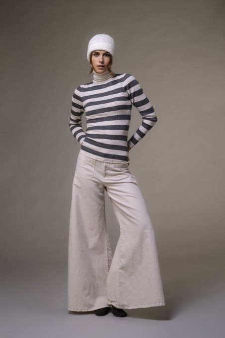 Majestic Filatures |Cappello invernale con risvolto in lana di alpaca bouclette