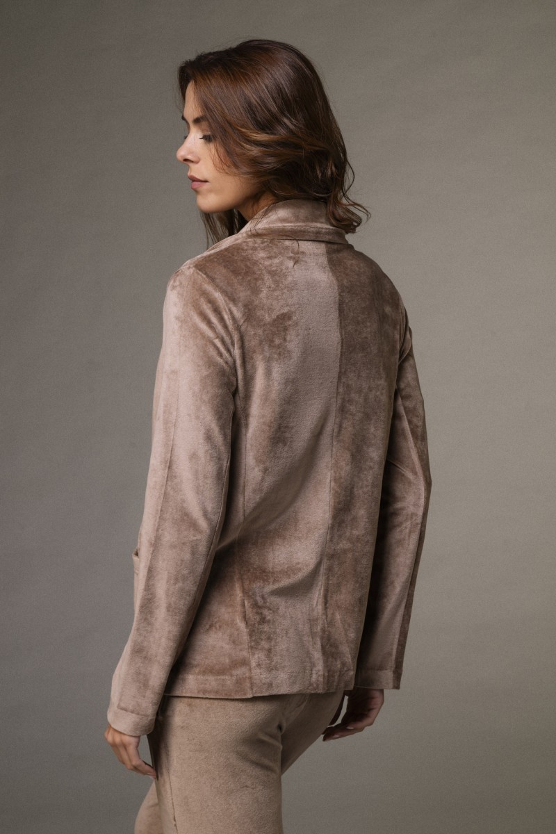 Majestic Filatures | Giacca con bottone singolo in velluto