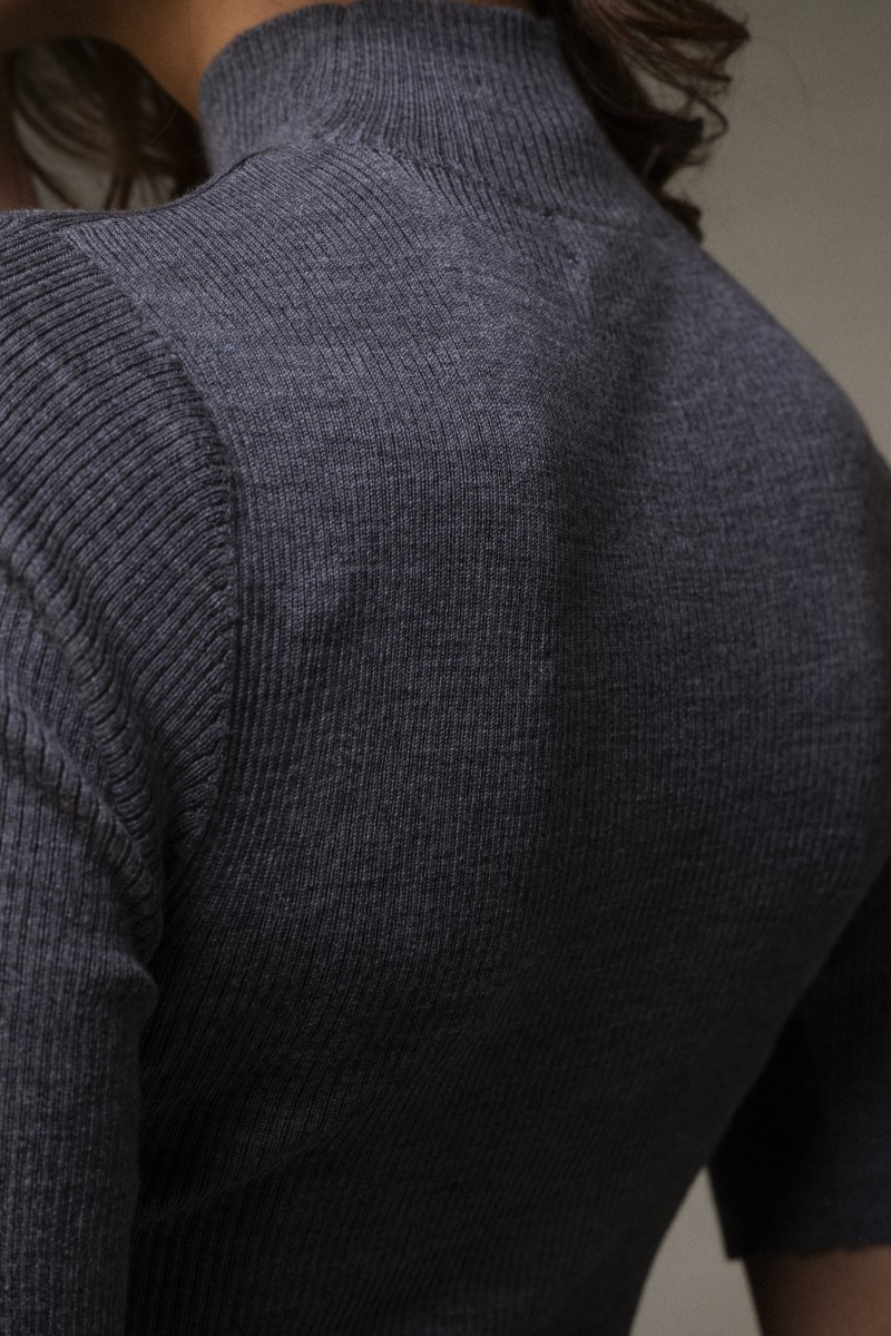 Majestic Filatures | Maglia dolcevita a costine