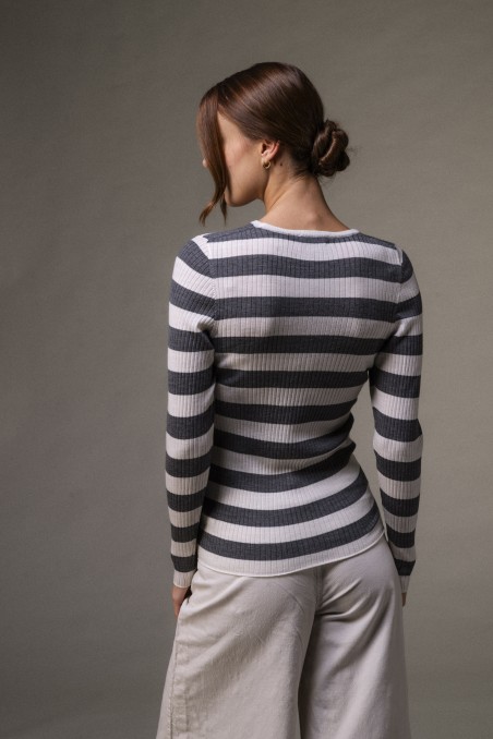 Majestic Filatures | Maglia girocollo a costine