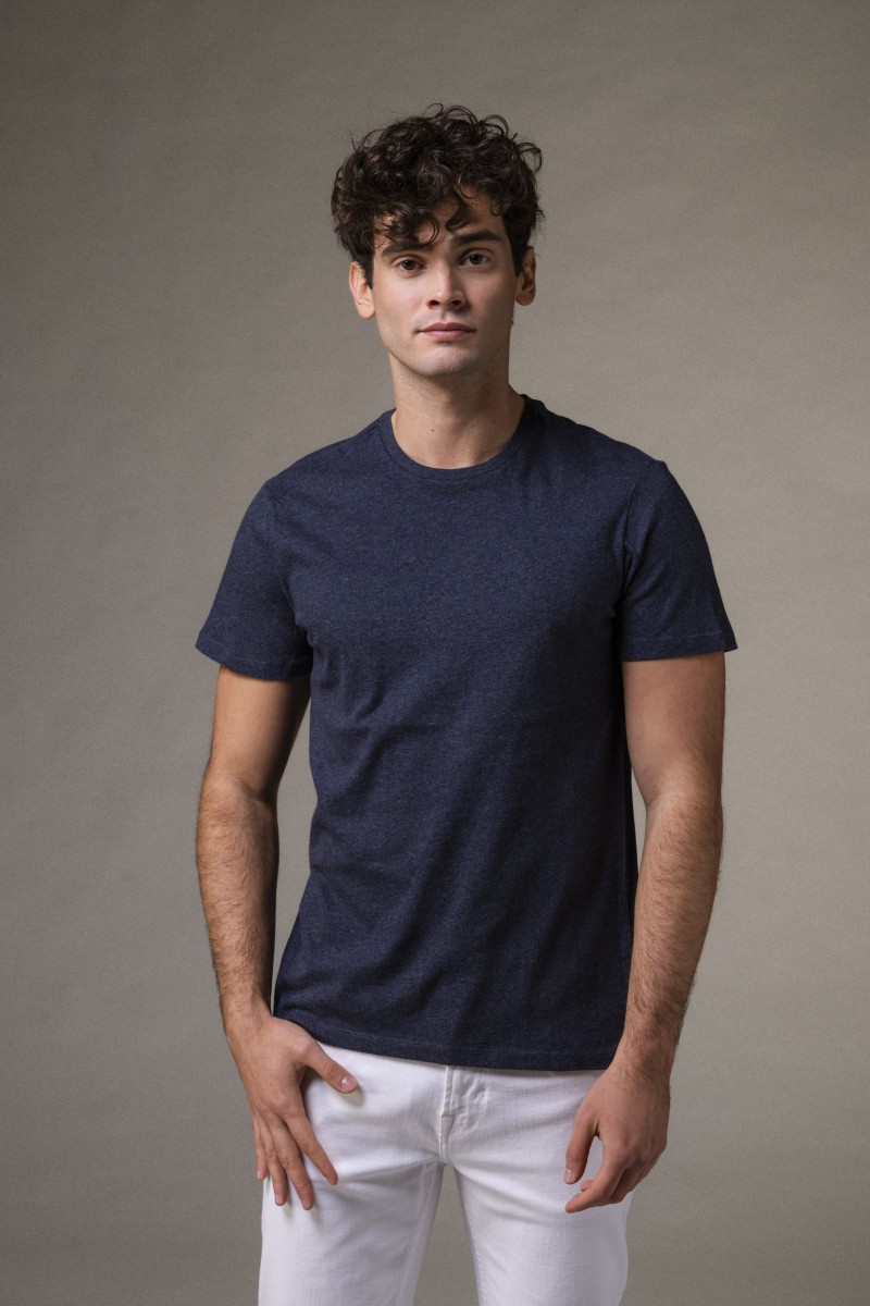 Majestic Filatures | T-shirt girocollo in Cotone Deluxe