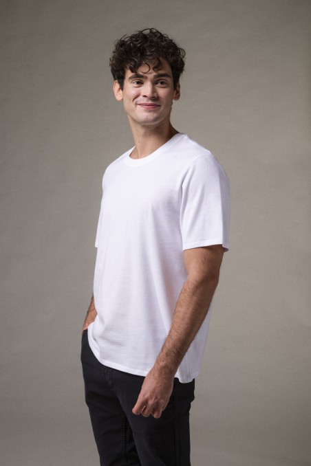 Majestic Filatures | T-shirt girocollo over in Cotone Deluxe