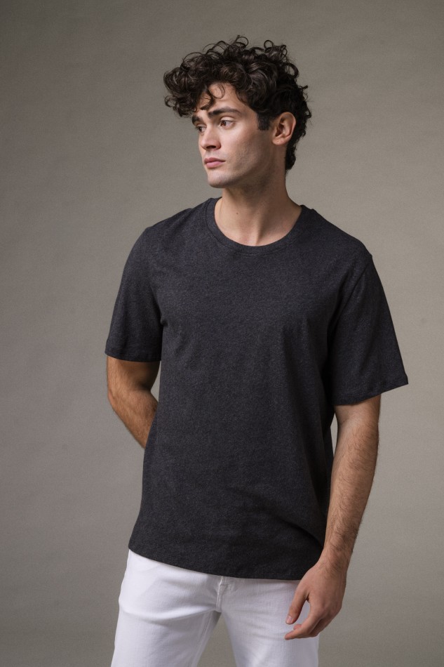 Majestic Filatures | T-shirt girocollo over in Cotone Deluxe