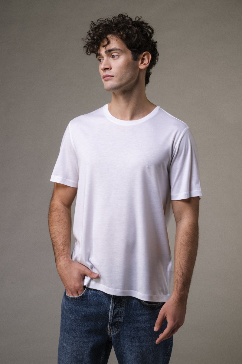 Majestic Filatures |T-shirt girocollo in Lyocell