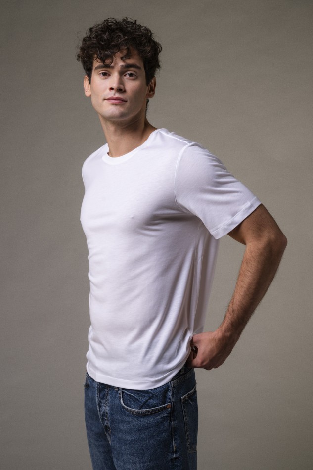 Majestic Filatures |T-shirt girocollo in Lyocell