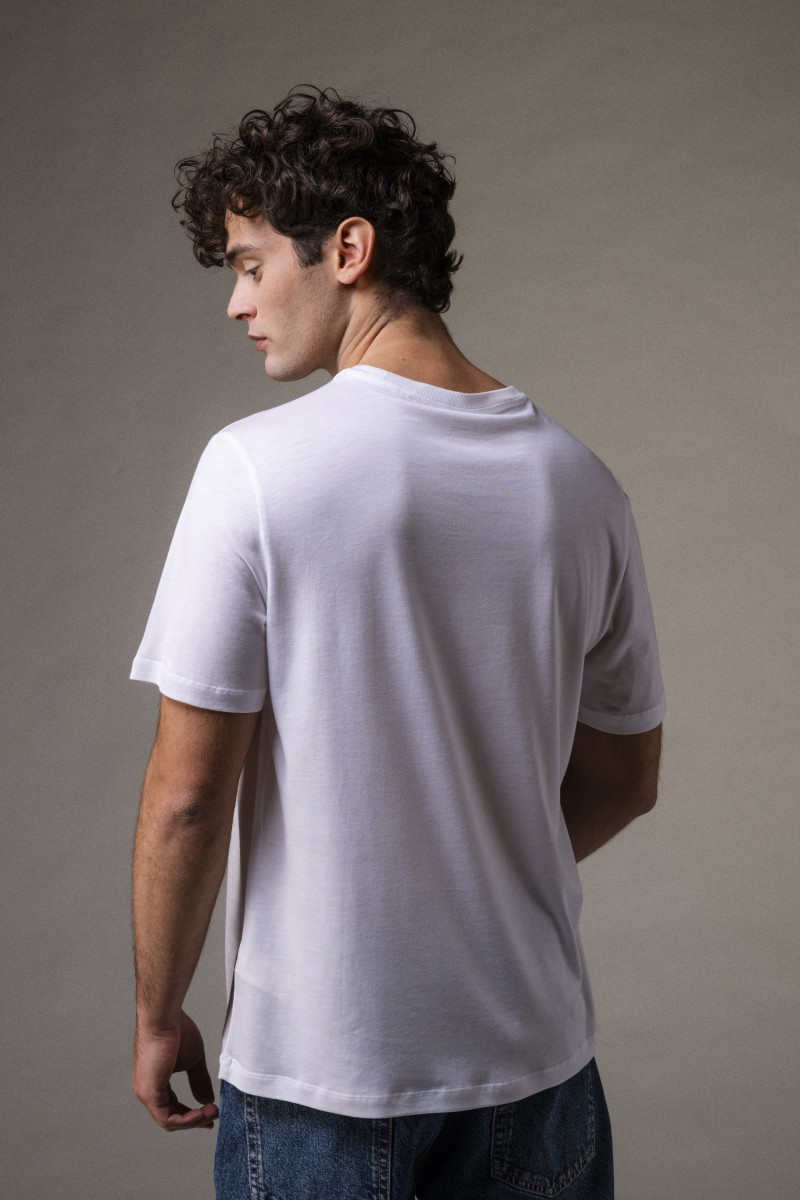 Majestic Filatures |T-shirt girocollo in Lyocell