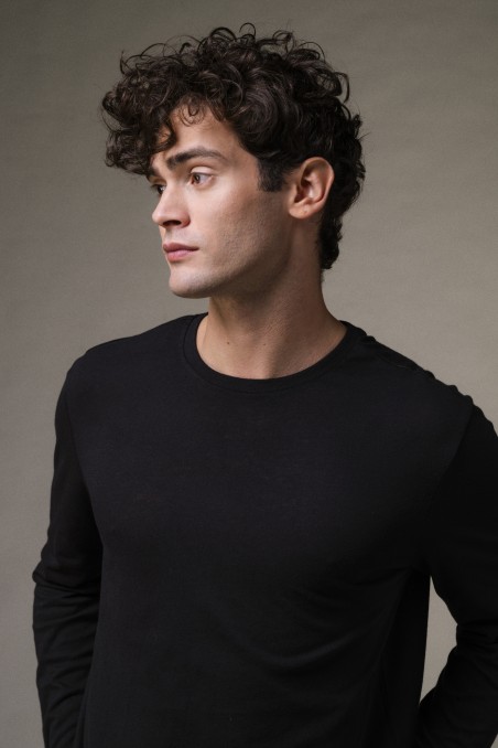 Majestic Filatures | T-shirt girocollo in cotone e cashmere